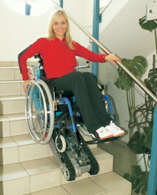 Elektrisk trappe lift til kørestole